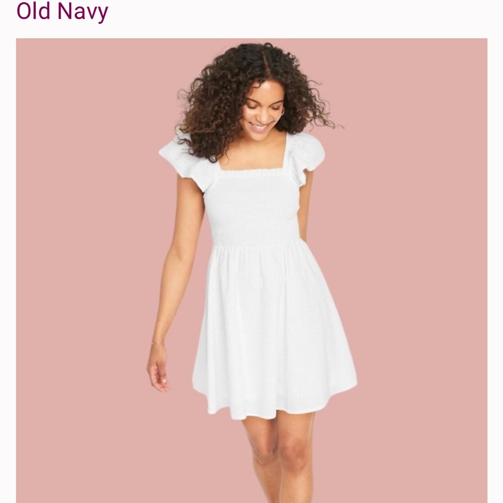Old Navy White Kids Dress
